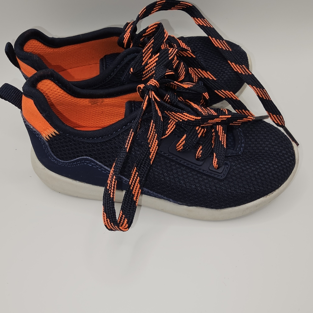 Carter's Navy and Orange Kids Sneakers